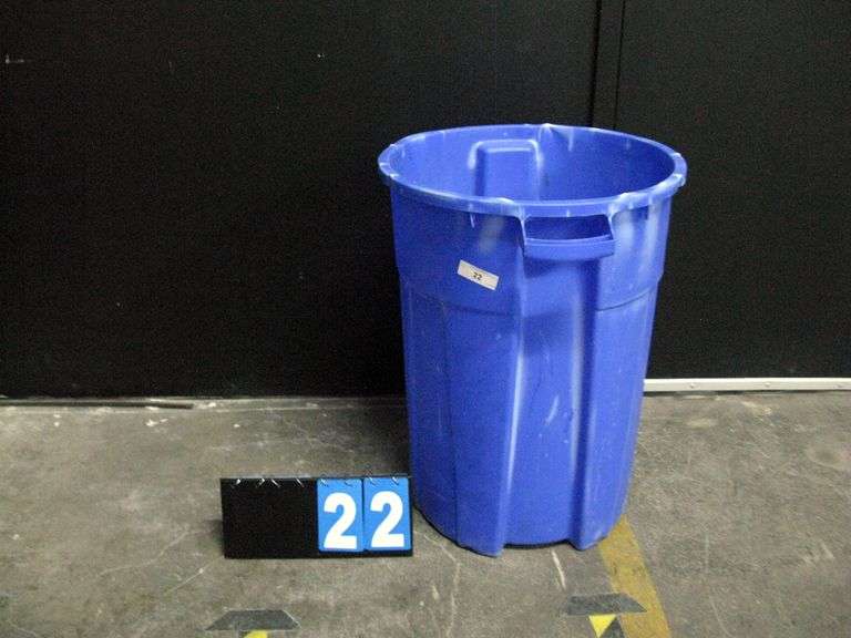 BLUE HAWK 32 GAL. RECYCLE CAN