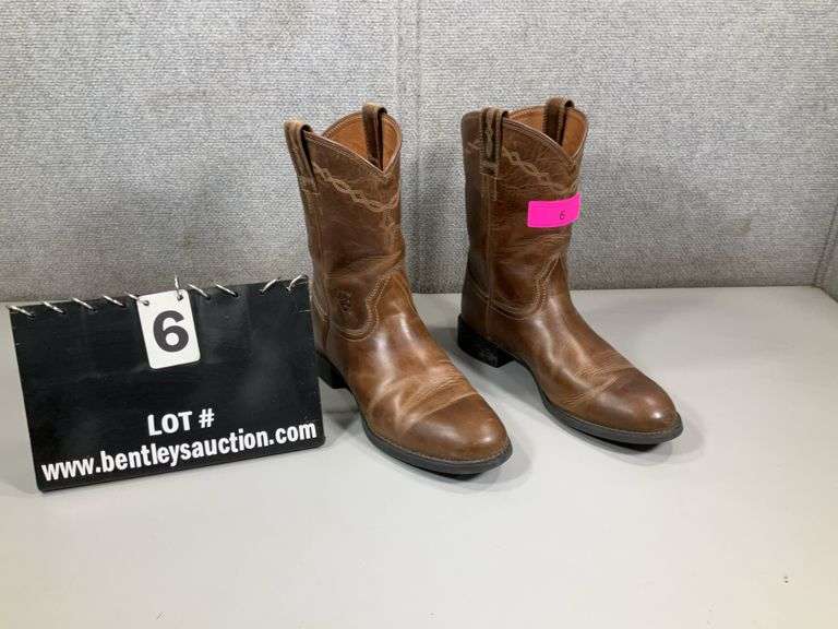 ARIAT HERITAGE ROPER WESTERN BOOTS, 8.5D