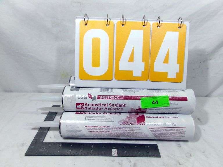 4 - ACOUSTICAL SEALANT - SOUND BLOCKING CAULK - 4 X MONEY