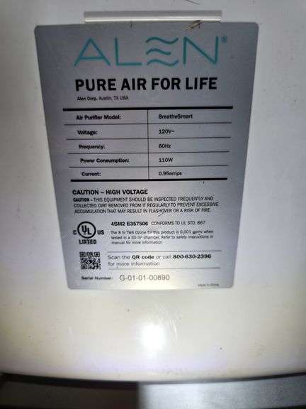 ALLEN AIR PURIFIER BREATHSMART