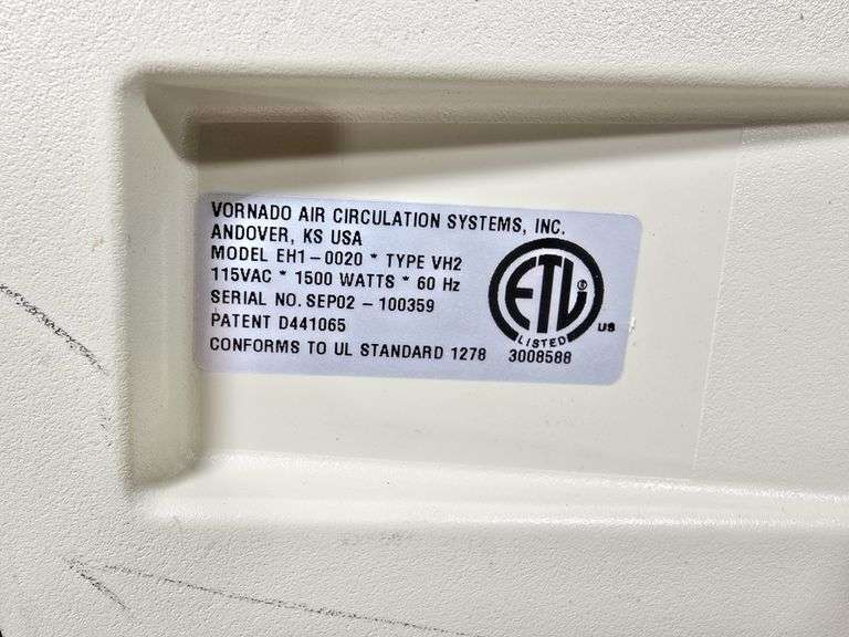 VORNADO SPACE HEATER, D441065