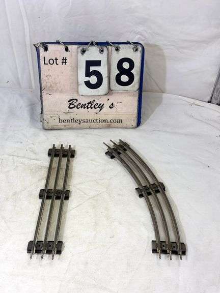 BIN: ASSORTED RAILROAD TRACK - CONTENTS ONLY!