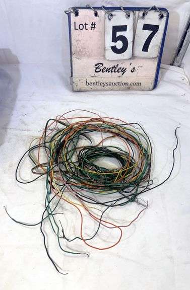BIN OF WIRE - CONTENTS ONLY!