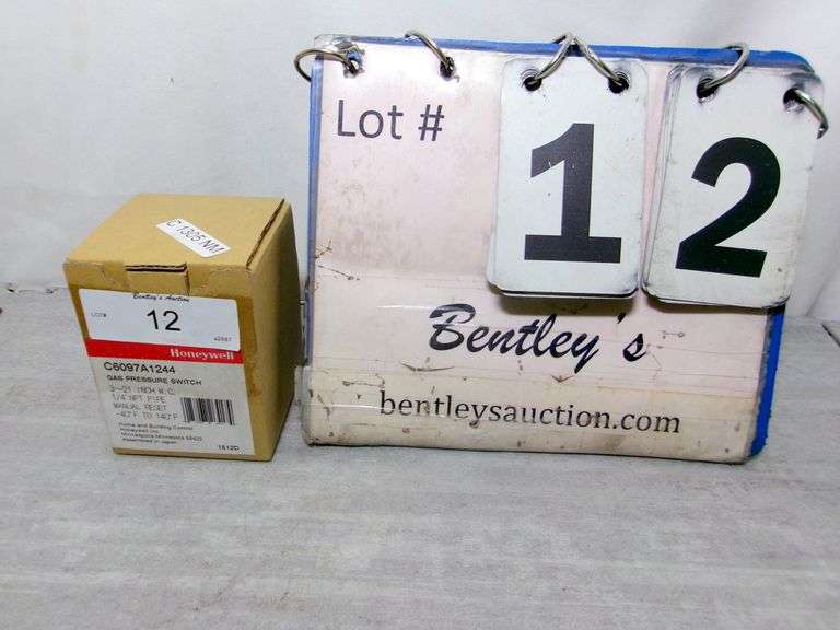 HONEYWELL C6097A1244 GAS PRESSURE SWITCH