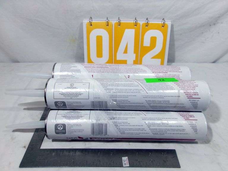 4 - ACOUSTICAL SEALANT - SOUND BLOCKING CAULK - 4 X MONEY