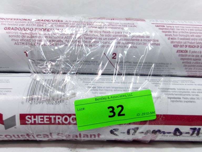 4 - ACOUSTICAL SEALANT - SOUND BLOCKING CAULK - 4 X MONEY