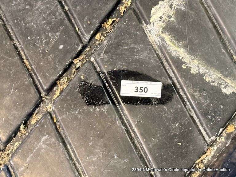 5 - BOTANICARE 4'X8' BLACK RACK TRAY W/ 6" DRAIN - 5 X MONEY