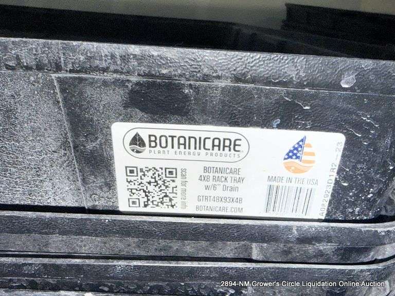 5 - BOTANICARE 4 X8 RACK TRAY W/ 6" DRAIN - 5 X MONEY