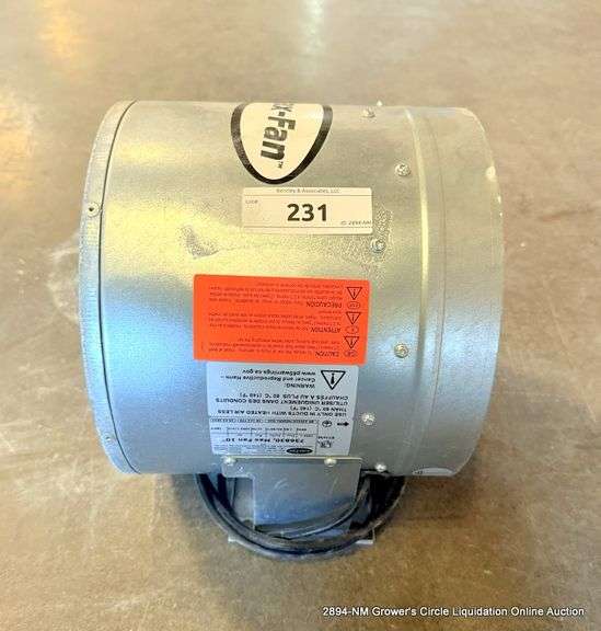 CAN-FAN 736830 10IN. INLINE MAX FAN