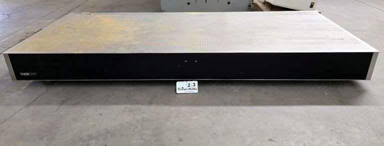 THORLABS OPTICAL TABLE, 144" X 12" X 59"