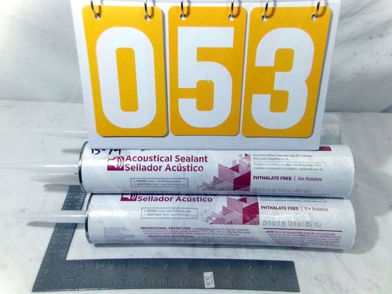 4 - ACOUSTICAL SEALANT - SOUND BLOCKING CAULK - 4 X MONEY