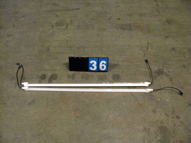 (2) ION LED 18W GROW LIGHT STRIPS