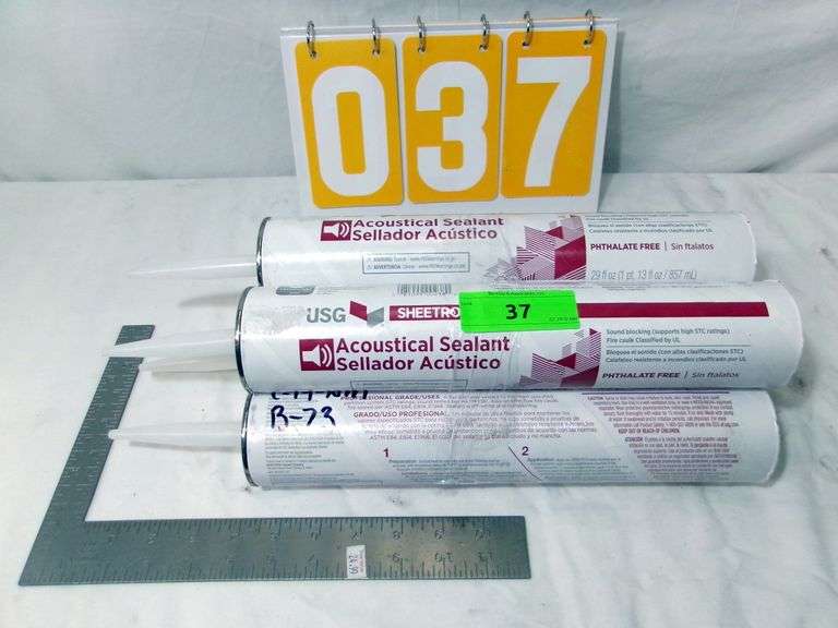 4 - ACOUSTICAL SEALANT - SOUND BLOCKING CAULK - 4 X MONEY