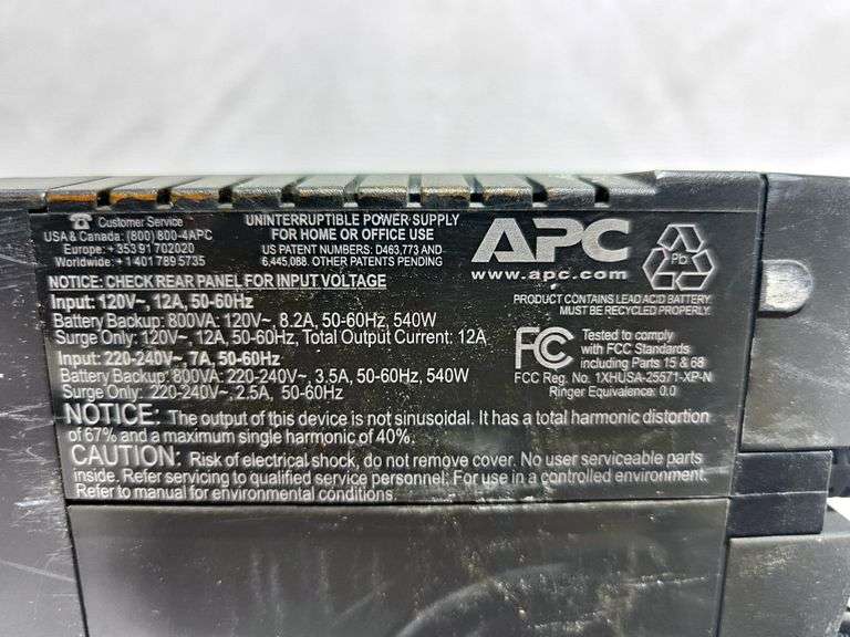 APC BACK-UPS BR800BLK