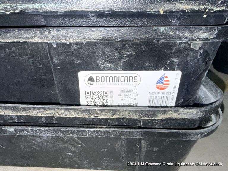 5 - BOTANICARE 4 X8 RACK TRAY W/ 6" DRAIN - 5 X MONEY