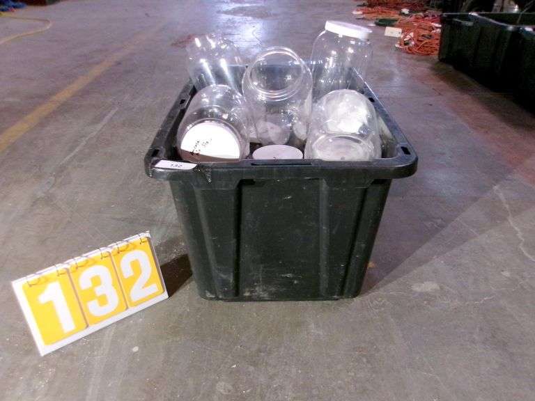 BLACK TOTE W/ MISC. ITEMS