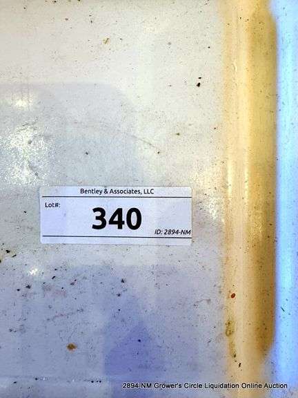 5 - BOTANICARE 4'X8' WHITE MOBILE RACK TRAY - 5 X MONEY