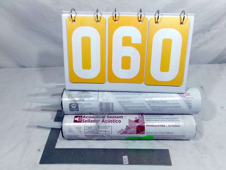 4 - ACOUSTICAL SEALANT - SOUND BLOCKING CAULK - 4 X MONEY