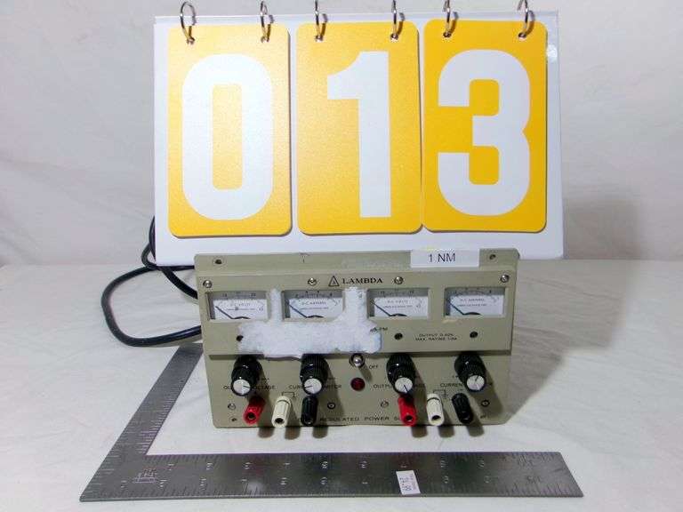 LAMBDA DUAL REGULATED POWER SUPPLY
