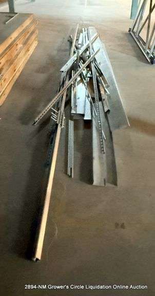 PILE OF MISC. SCRAP GALVANIZED STEEL