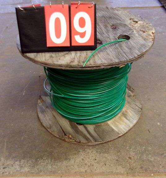 SPOOL: 6 AWG COPPER WIRE - GROSS WEIGHT 148 LBS