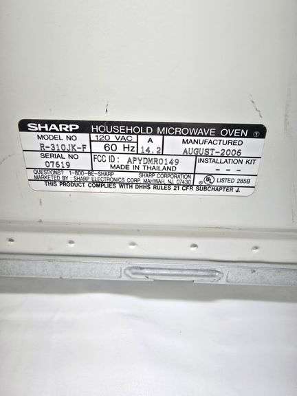 SHARP CAROUSEL MICROWAVE