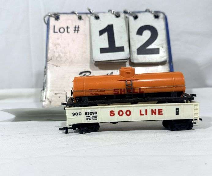 BACHMANN HO-SCALE ORANGE SHELL 1 HATCH TANKER CAR W/ HO-SCALE, MODEL TRAIN GONDOLA CAR, 500 LINE RAI
