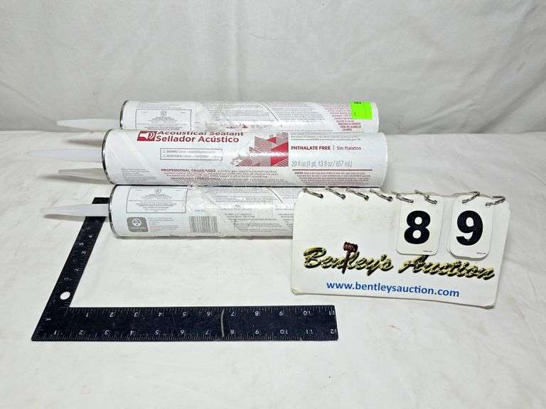 ACOUSTICAL SEALANT, QTY 4