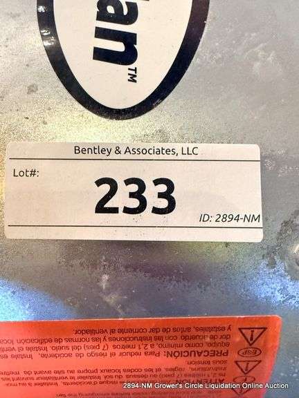 CAN-FAN 736830 10IN. INLINE MAX FAN