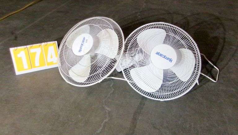 HURRICANE SUPREME 16IN. WALL MOUNT FAN, QTY 2