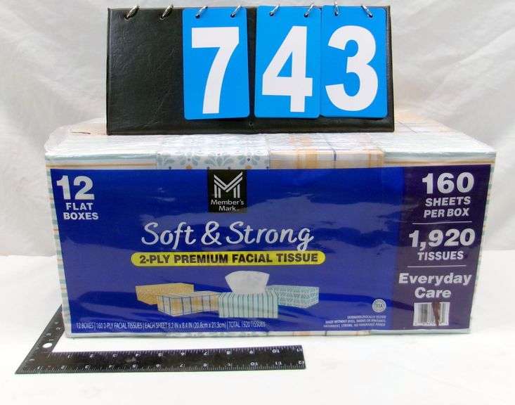 SOFT AND STRONG 2 PLY FACIAL TISSUE