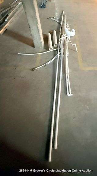 PILE OF MISC. PVC PIPE