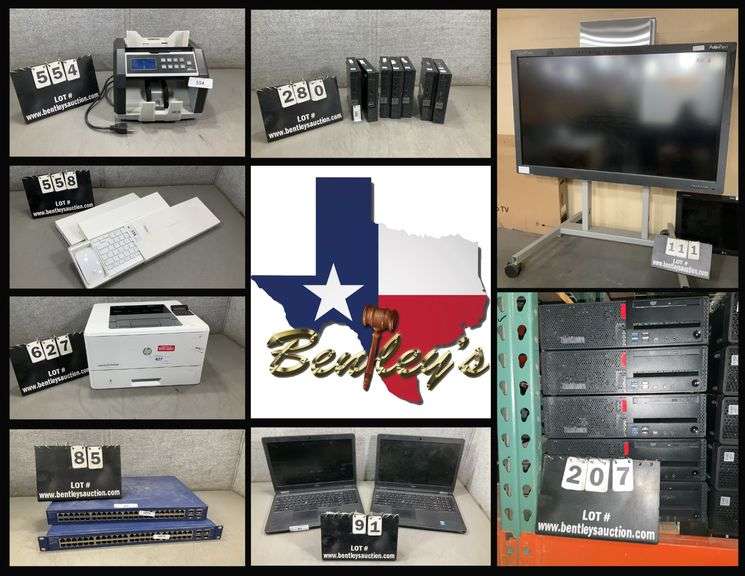 2879-TX Computers, LCD's, Laptops, Printers & Apple Online Auction