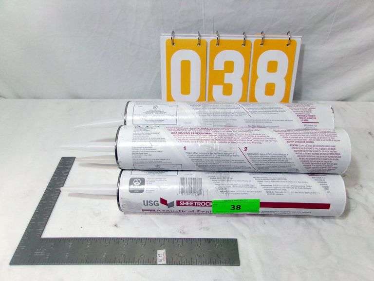 4 - ACOUSTICAL SEALANT - SOUND BLOCKING CAULK - 4 X MONEY