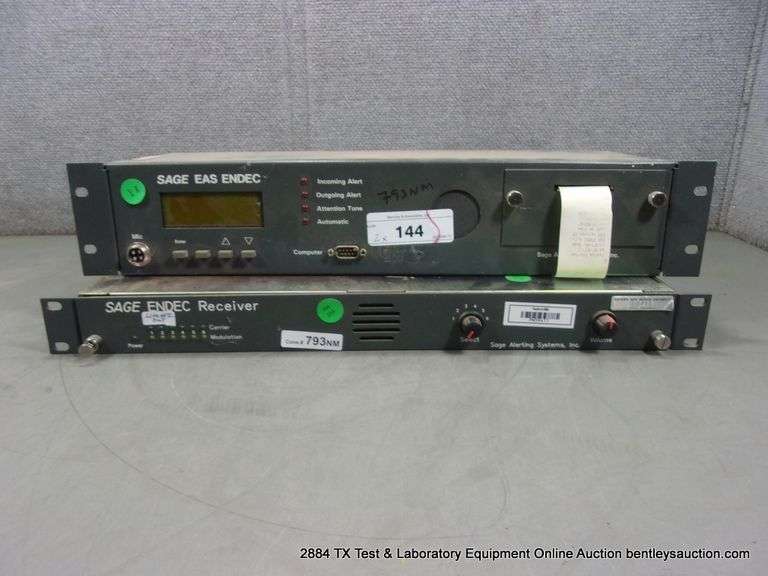 SAGE EAS ENDEC CONTROLLER & RECEIVER (2X MONEY)