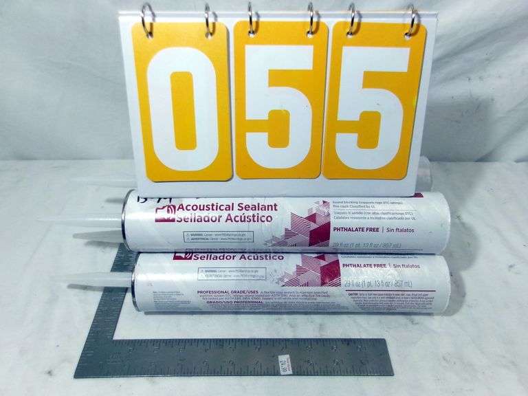 4 - ACOUSTICAL SEALANT - SOUND BLOCKING CAULK - 4 X MONEY