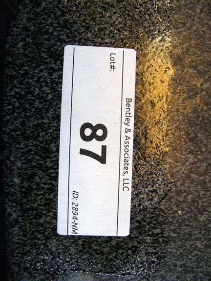 COMPUTER DESK W/ KEYBOARD AND METAL FRAME