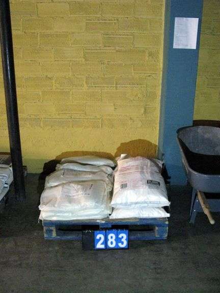 PALLET: MISC. BAGS OF WATER MATERIAL