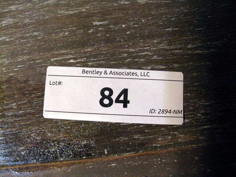 DARK WOOD GRAIN FINISH MULTI-TIERED LADDER BOOKSHELF