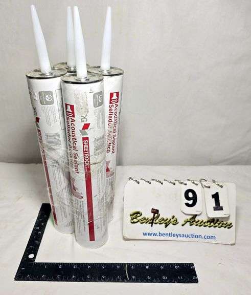 ACOUSTICAL SEALANT, QTY 4