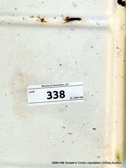 5 - BOTANICARE 4'X8' WHITE MOBILE RACK TRAY - 5 X MONEY