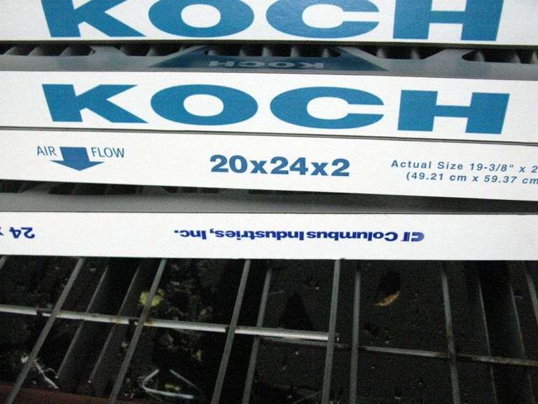 VARIOUS SIZES OF AIR FILTERS, QTY 16