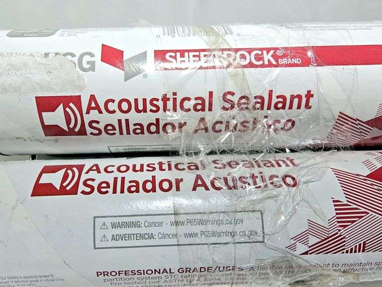ACOUSTICAL SEALANT, QTY 4