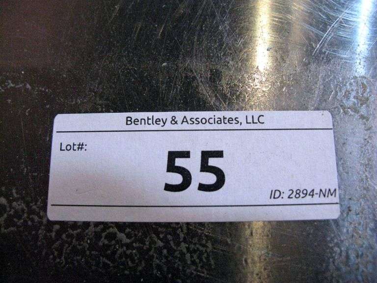 STAINLESS STEEL TABLE, 5X3X3