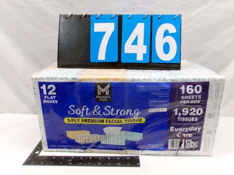 SOFT AND STRONG 2 PLY FACIAL TISSUE