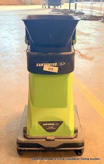 EARTHWISE 120V-60HZ 15 AMP CHIPPER/SHREDDER