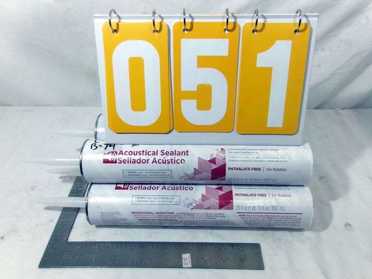 4 - ACOUSTICAL SEALANT - SOUND BLOCKING CAULK - 4 X MONEY