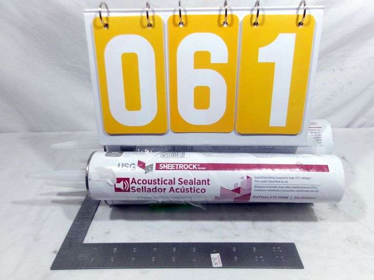4 - ACOUSTICAL SEALANT - SOUND BLOCKING CAULK - 4 X MONEY