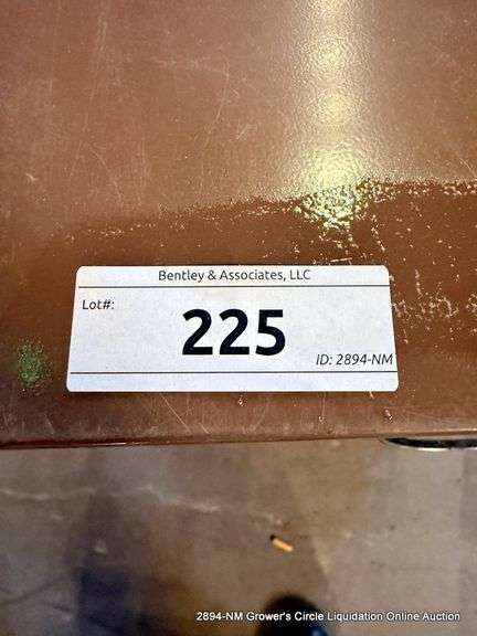 SMALL BROWN FILING CABINET