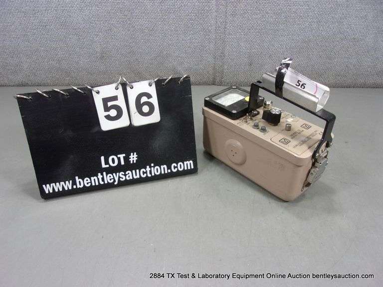 LUDLUM MEASUREMENTS MODEL: 12 SURVEY COUNT RATE METER